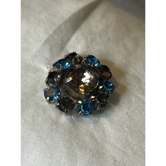 J Crew Collection Gamine Shirt 6 White Jewel Bling Rhinestone Button Up - Picture 6 of 8